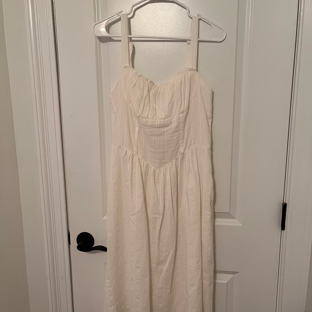 Wild Fable White Smocked Dress